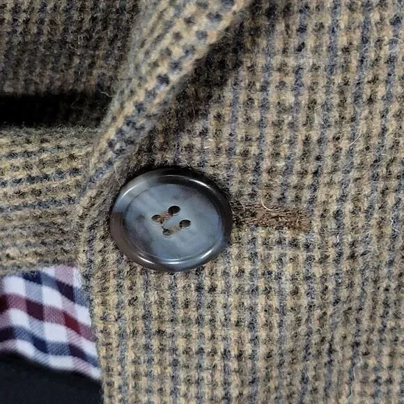 Chereskin Men's Sport Coat Blazer Two Button‎ Brown Camel Hair Size 46R